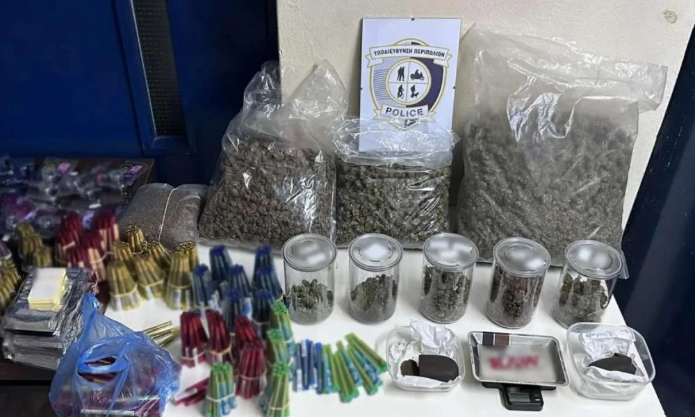 Άγιος Παντελεήμονας: Εντοπίστηκαν και κατασχέθηκαν 11 κιλά κάνναβης σε κατάστημα